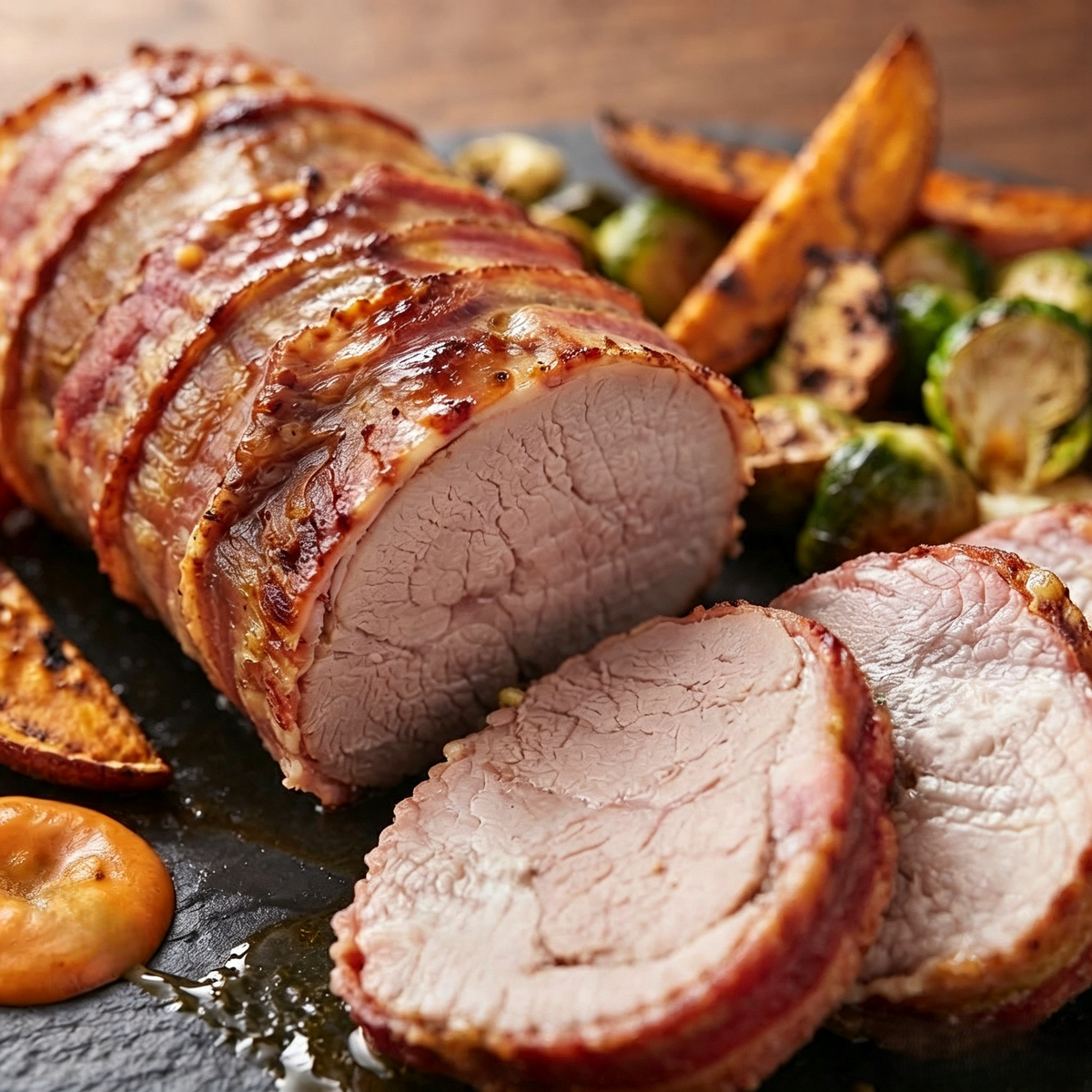 Bacon-Wrapped Pork Loin