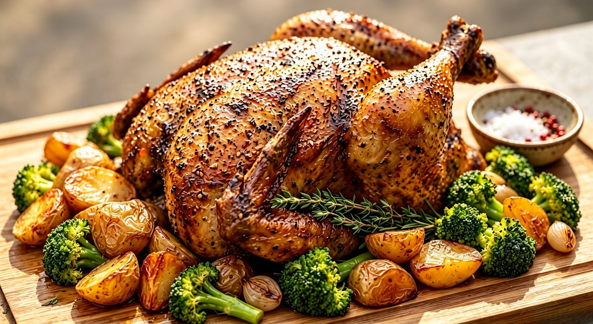 Whole Smoked Chicken